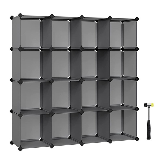 Songmics LPC442 Assembly Instructions Manual