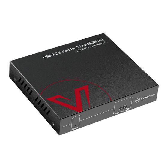 AV Access U3EX100 User Manual