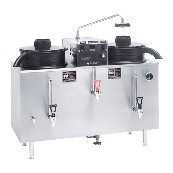Bunn U3/SRU Installation & Operating Manual