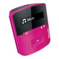 Philips SA4VBE04KF/12 Quick Start Manual