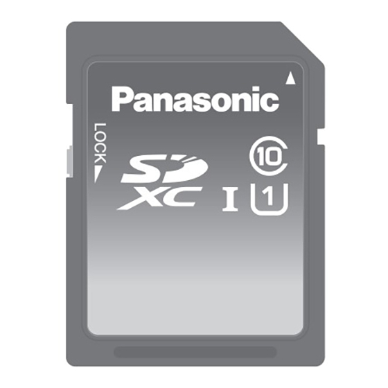 Panasonic RP-SDUA64GUK Owner's Manual