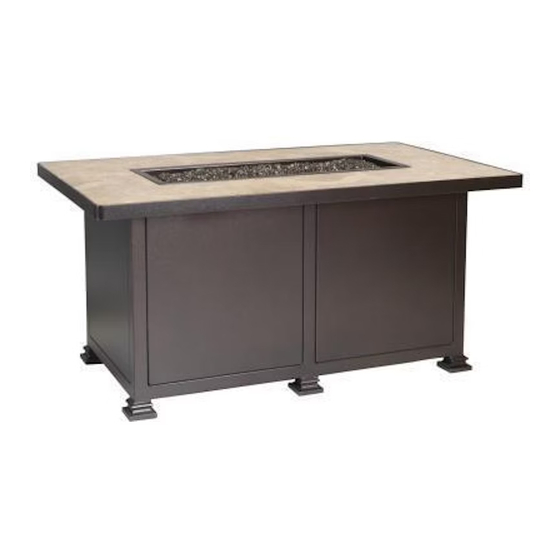 OW Lee CASUAL FIRESIDE 5110-2442C-E Owner's Manual