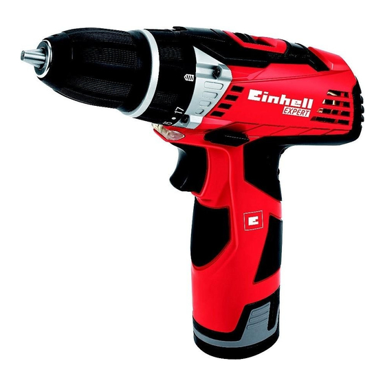 EINHELL TE-CD 12 Li-i Original Operating Instructions