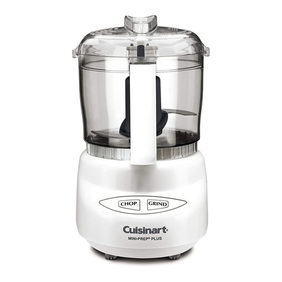 Cuisinart DLC-2A Instruction And Recipe Booklet