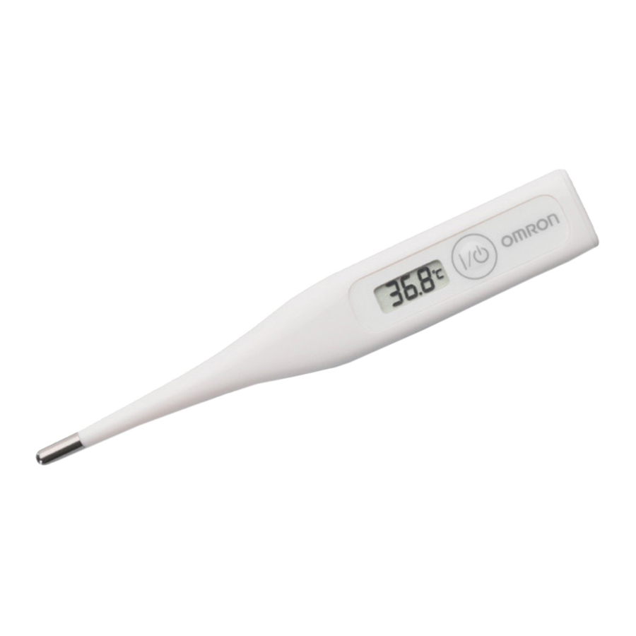 Omron Eco Temp Basic MC-246-E Manual
