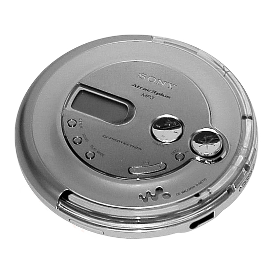 Sony D-NE710 Service Manual