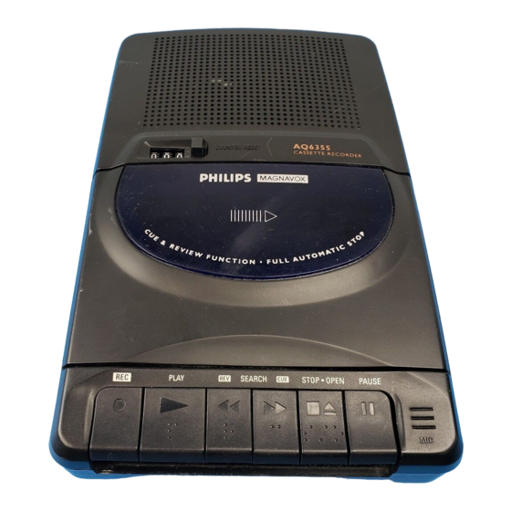 Philips AQ6455/05 Specification Sheet