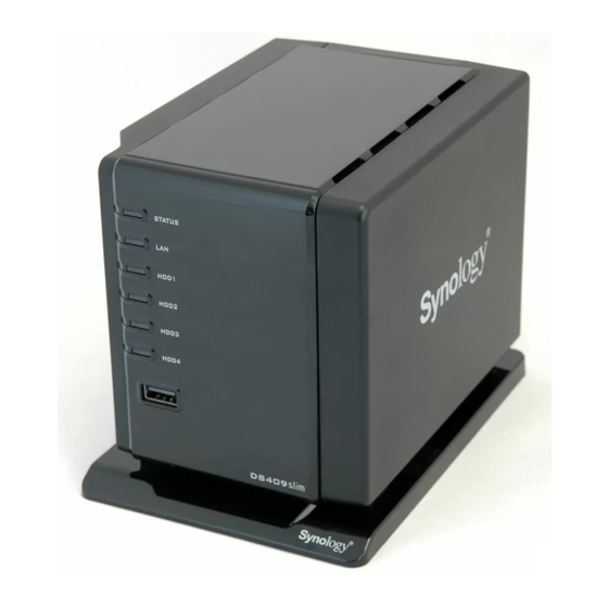 Synology DS409slim Quick Installation Manual