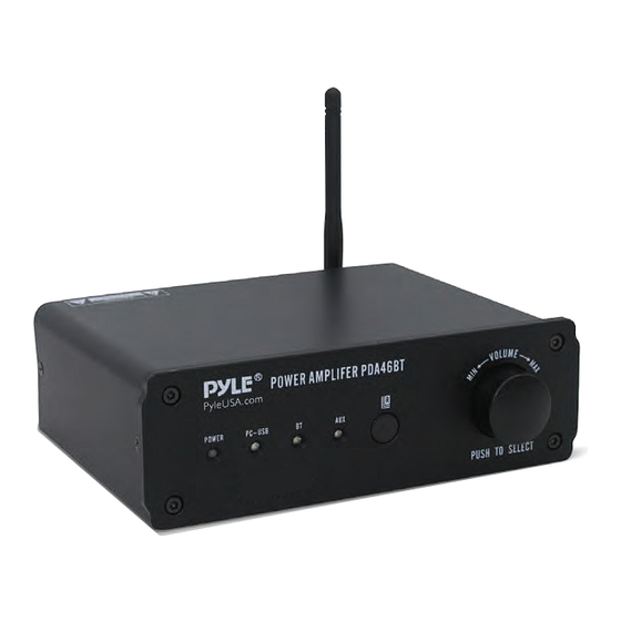 Pyle PDA46BT User Manual
