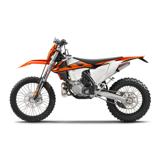 KTM 250 EXC TPI EU 2018 Setup Instructions