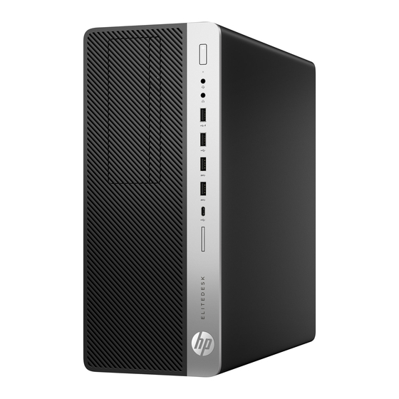 HP EliteDesk 800 G3 SFF Maintenance And Service Manual