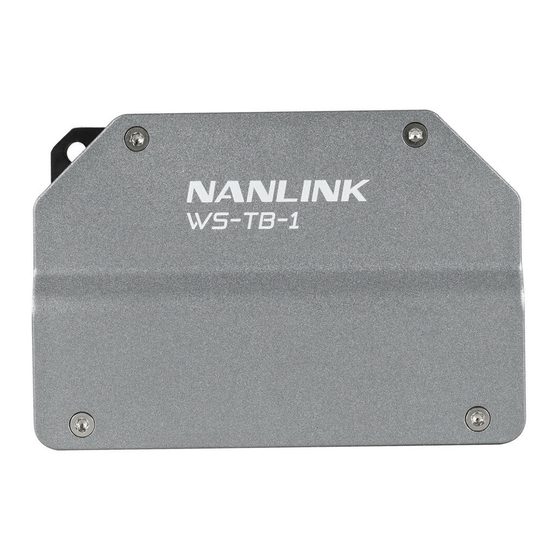 NANLITE NANLINK WS-TB-1 User Manual