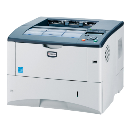 Kyocera FS Fs-2020d Quick Installation Manual