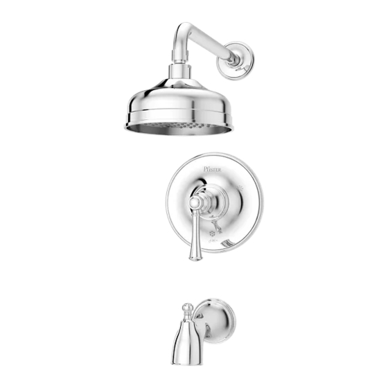 Pfister Tisbury R89-XTB Quick Installation Manual