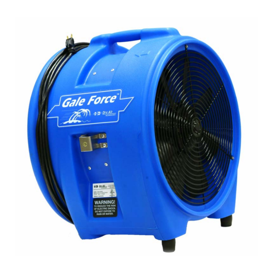 Dry Air GALE FORCE VAF-16R Manual