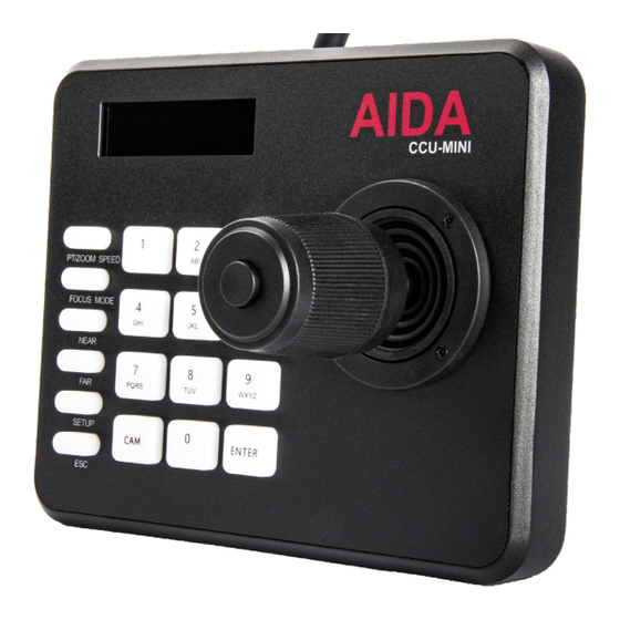 AIDA CCU-MINI Operation Manual