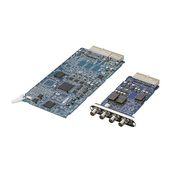 Sony HD Super Motion HDCU3300R E3 Installation Manual