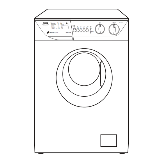 Electrolux Zanussi ZWF 1020W Instruction Booklet