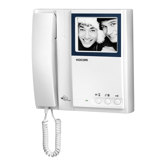KOCOM KVM-514GS Operating & Installation Manual