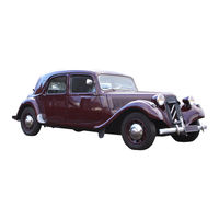 CITROEN 1953 Traction Avant User Manual