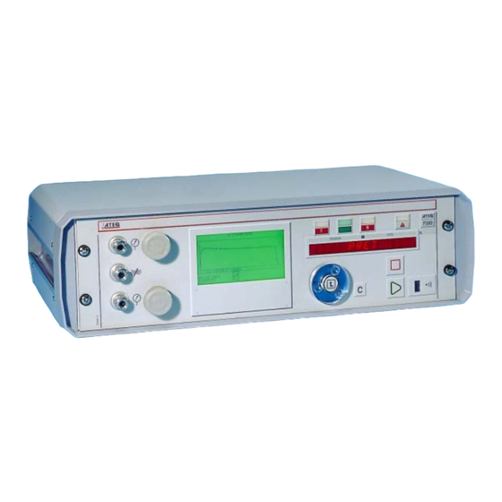 ATEQ F580 User Manual