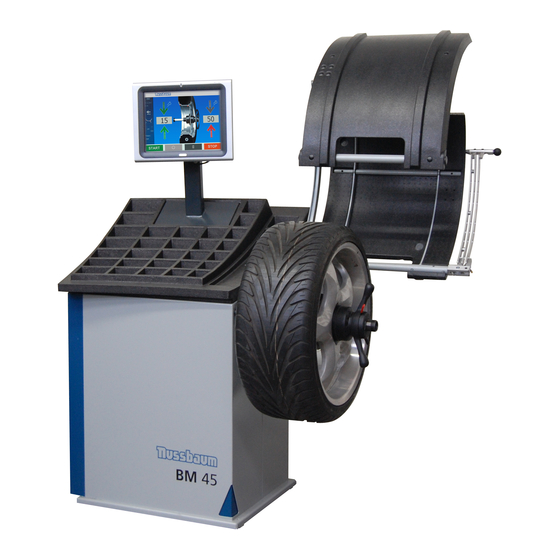 Nussbaum BM 15 Touch Wheel Balancer Manuals