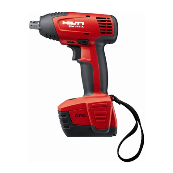 Hilti SID 121-A Manuals