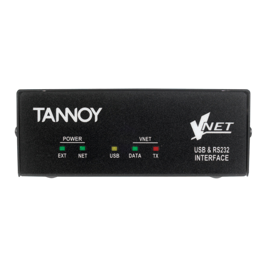 Klark Teknik VNET2-DANTE Quick Start Manual