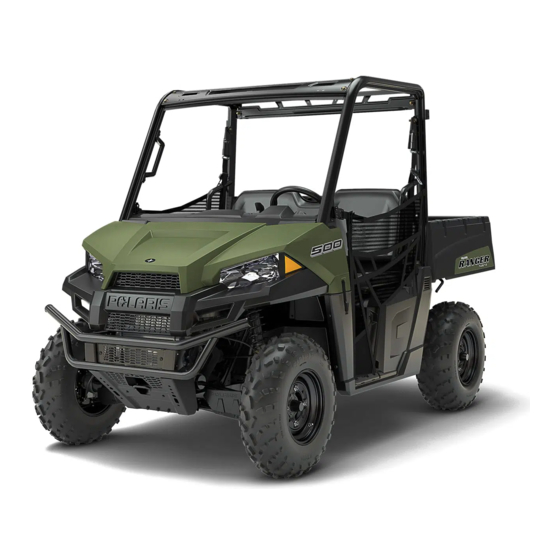 User Manuals: Polaris RANGER 500 2017 Utility Vehicle