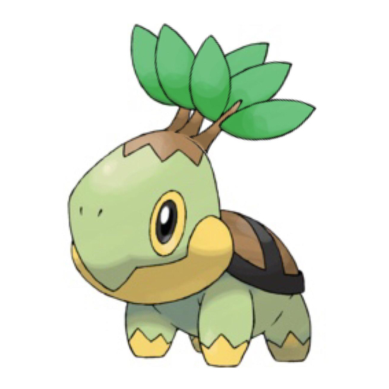 Pokemon My  Ranch Turtwig Manual