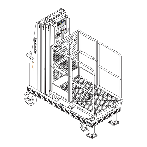 Bil-Jax COUGAR LIFT XLT-1571AC Operation And Maintenance Manual