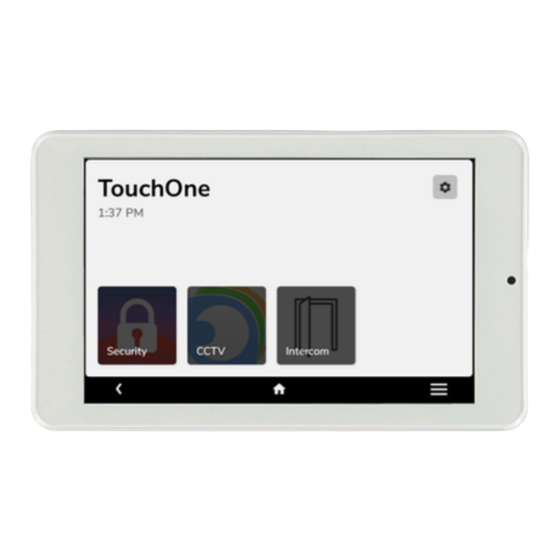 Eight TouchOne G3 Installation And User Manual