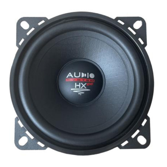 Audio System EX 100 SQ EVO3 User Manual