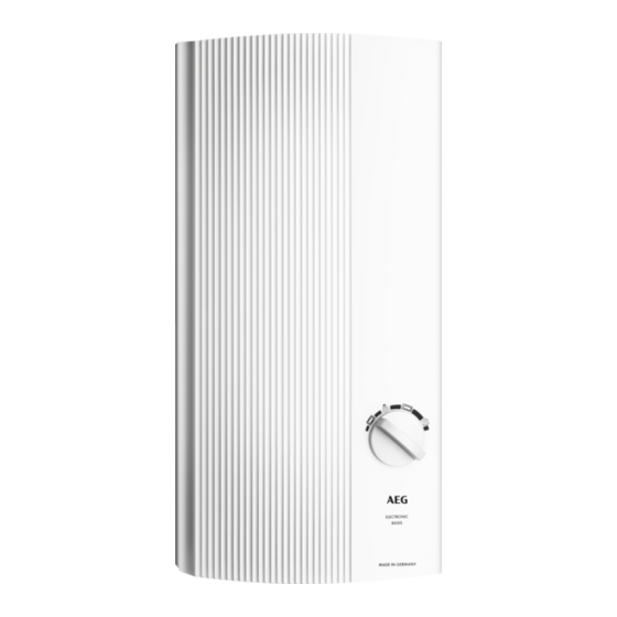 AEG DDLE Basis 24 Operating And Installation Instructions