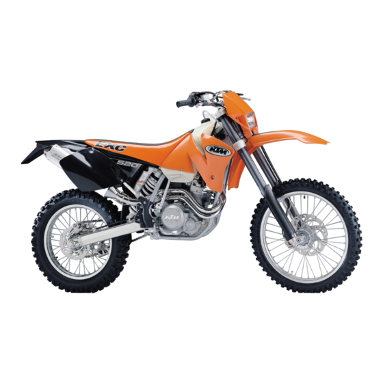 KTM 400 Owner's Handbook Manual