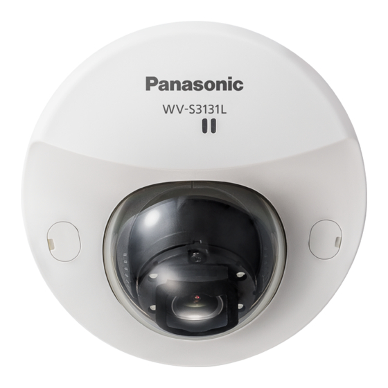 Panasonic WV-S3532LM Important Information Manual