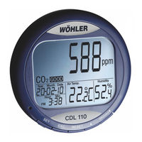 Wohler CDL 110 Operating Manual