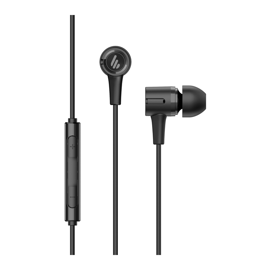 EDIFIER P205 - Earbuds with Remote and Mic Manual