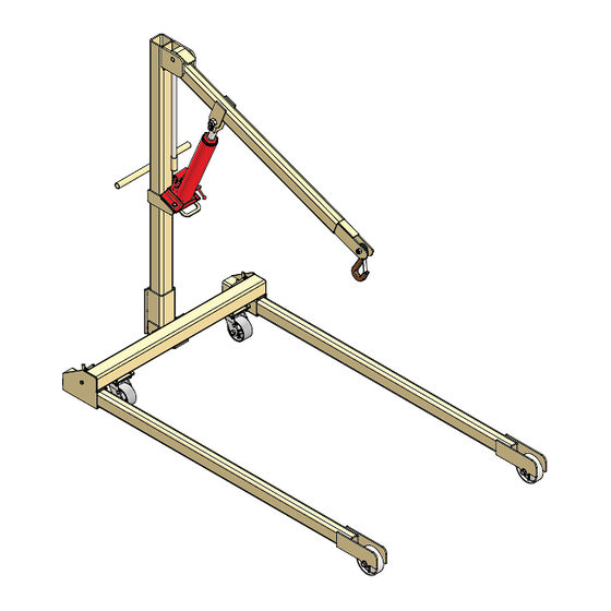 Edco EH1500 Engine Hoist Manuals