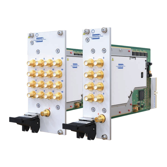 Pickering PXI 40-883A User Manual