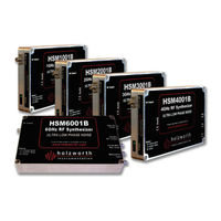 Holzworth Instrumentation HSM1 Quick Start Operation Manual