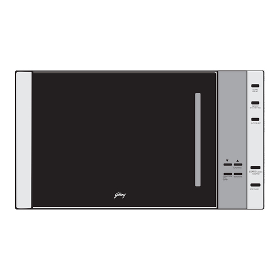 Godrej Appliances GMX 30CA1 SIM User Manual