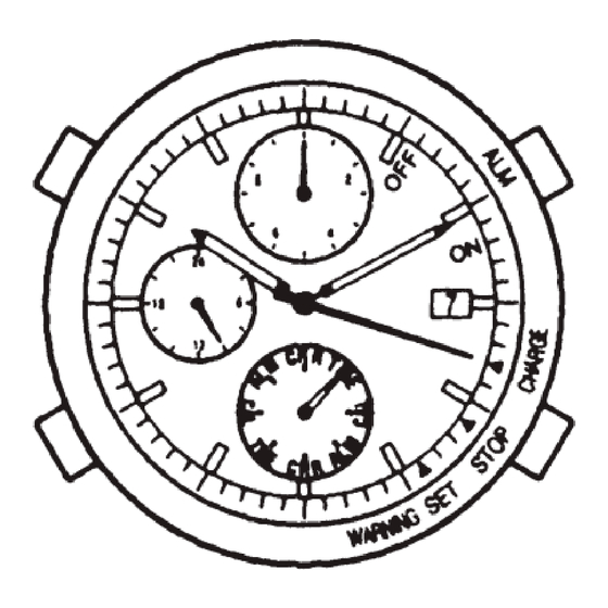 Citizen QUARTZ Eco-Drive CTZ B6818 Instruction Manual