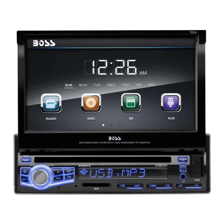 Boss Audio Systems BV9973 User Manual