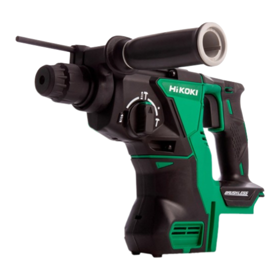 Hitachi Koki DH 18DBL Handling Instructions Manual