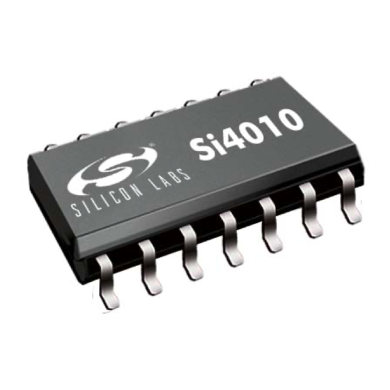 Silicon Laboratories Si4010-C2 Manual