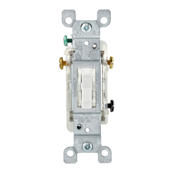 Leviton L1461 Quick Start Manual