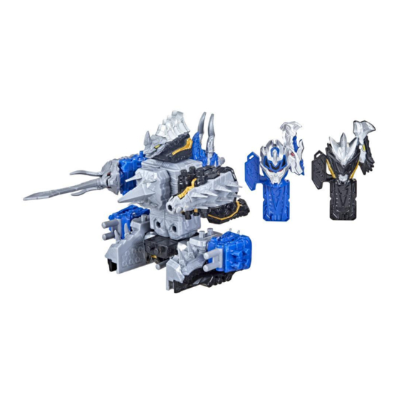Hasbro Power Rangers Dino Fury Zord Link Quick Start Manual