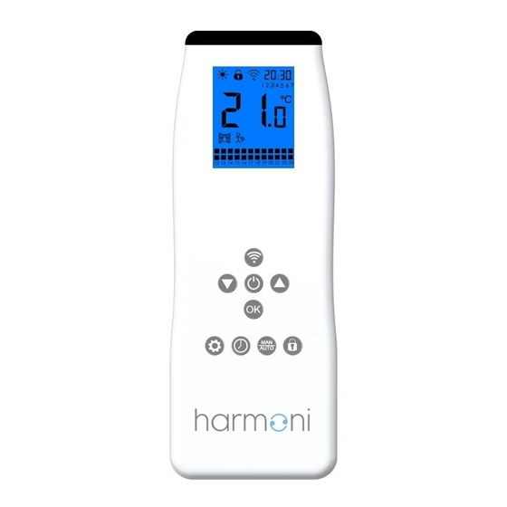 harmoni HSBC21 Heating Remote Control Manuals