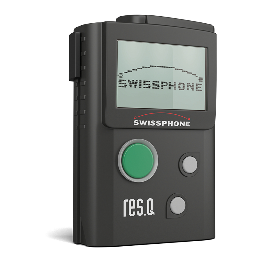 SwissPhone RES.Q - Compact hybrid alarm system Manual